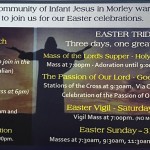 EASTER CELEBRATIONS AT MORLEY – ALL WELCOME