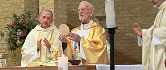 Fr. Tadgh celebrates his 80th birthday Mass